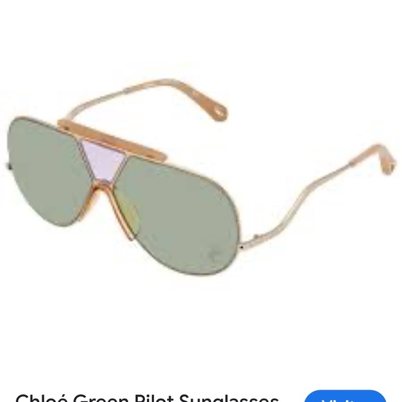 Chloe ́ Willis 64mm Navigator Sunglasses Rose/Peach - Picture 2 of 16